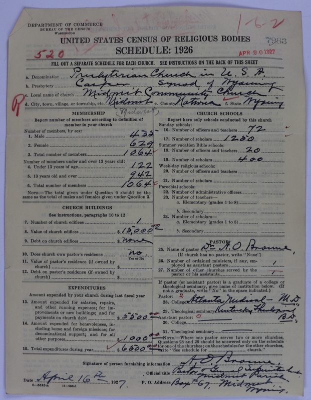 Scan of Presbyterian Church in the United States of America: 7983