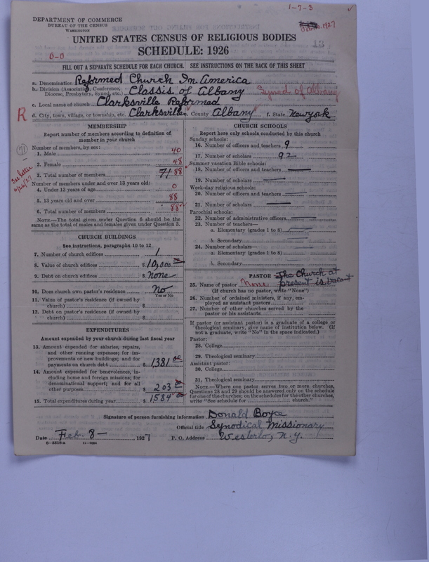 Scan of Reformed Church in America: 13