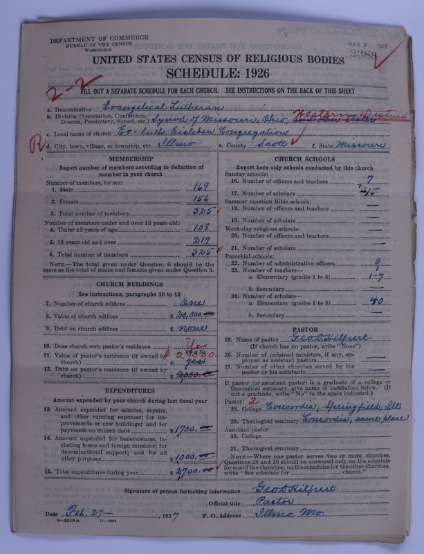 Scan of Evangelical Lutheran Synodical Conference of America: Evangelical Lutheran Synod of Missouri, Ohio, and Other States: 2388