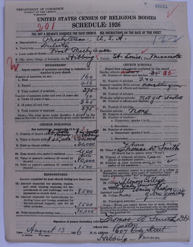 Scan of Presbyterian Church in the United States of America: 4635