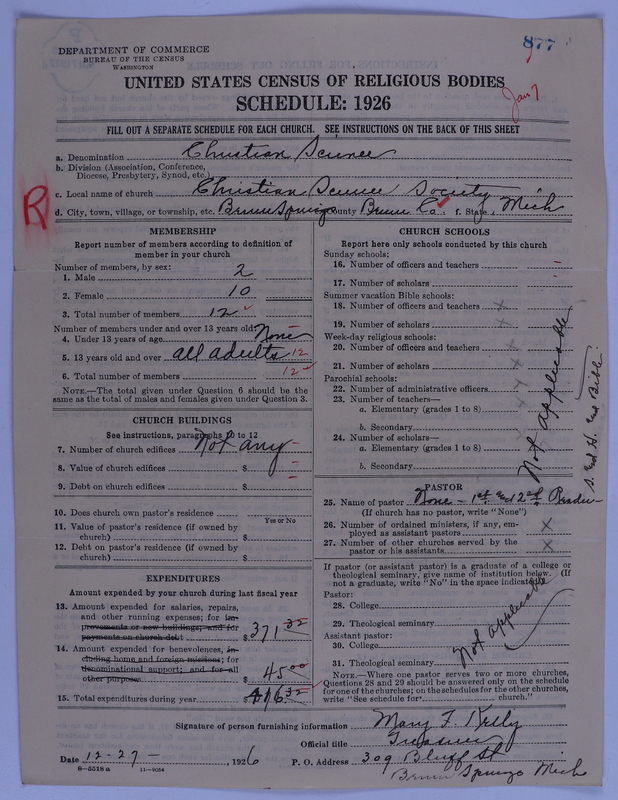 Scan of Church of Christ, Scientist: 877
