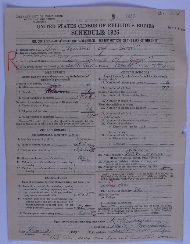 Scan of Church of God (Headquarters, Anderson, Ind.): 626