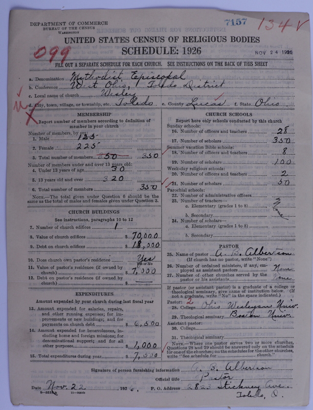 Scan of Methodist Episcopal Church: 7157