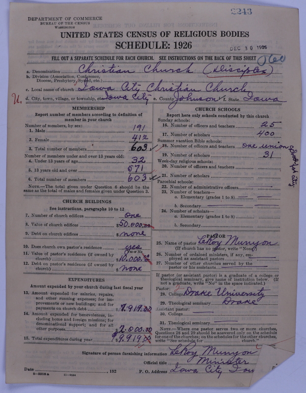 Scan of Disciples of Christ: 2243