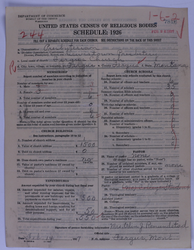 Scan of Presbyterian Church in the United States of America: 7818