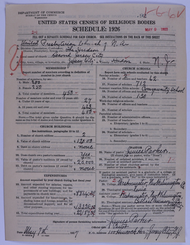 Scan of United Presbyterian Church of North America: 92