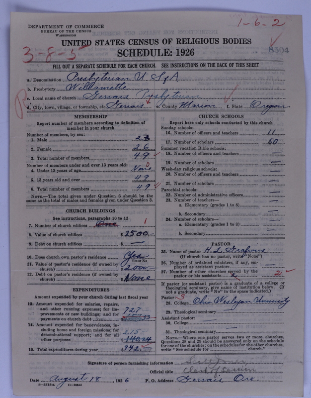 Scan of Presbyterian Church in the United States of America: 8504