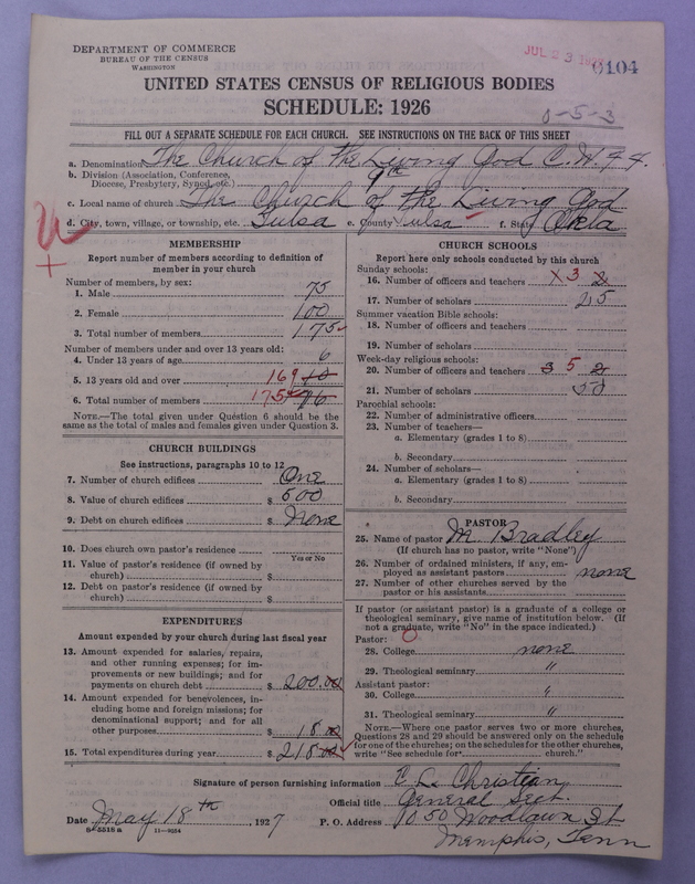 Scan of Church of the Living God, Christian Workers for Fellowship: 104
