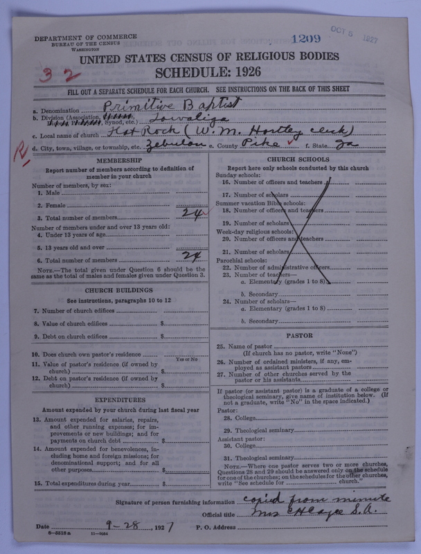 Scan of Primitive Baptists: 1209