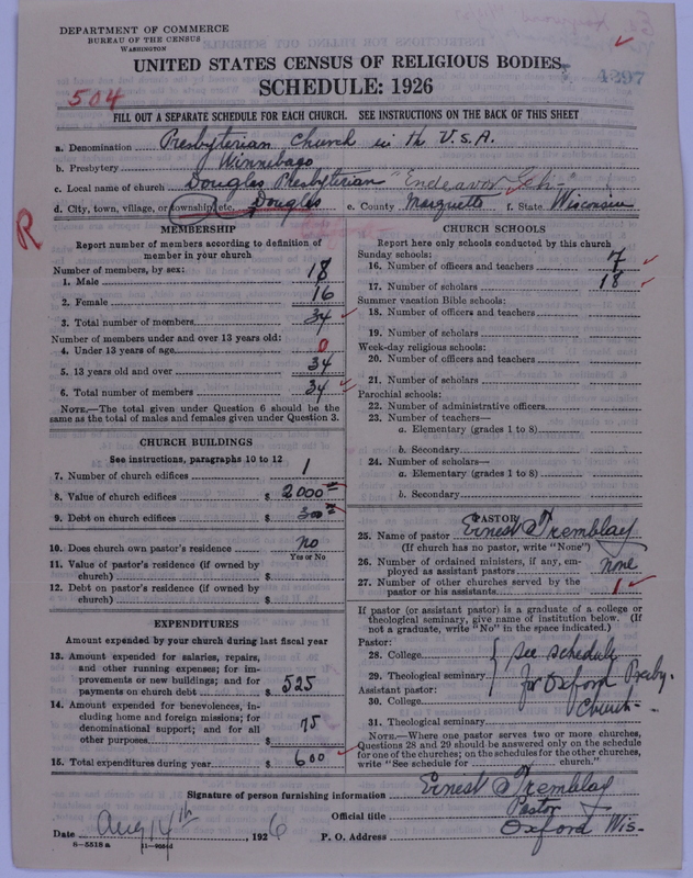 Scan of Presbyterian Church in the United States of America: 4297