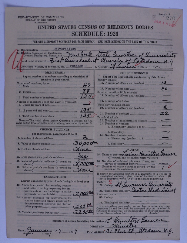 Scan of Universalist Church: 270
