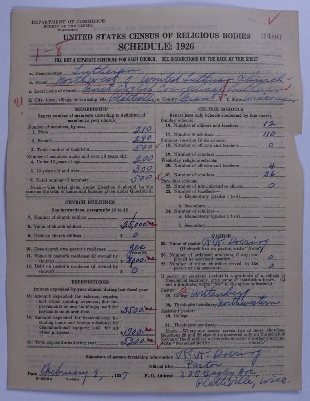 Scan of United Lutheran Church in America: 2480