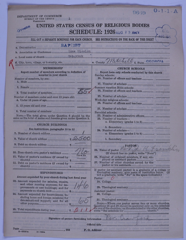 Scan of Negro Baptists: 9669