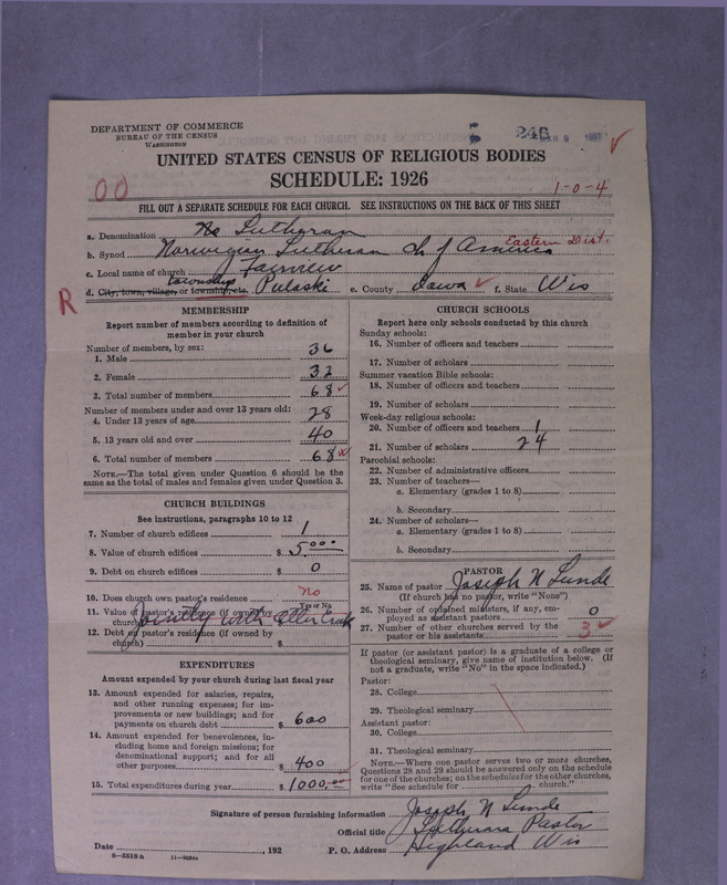Scan of Norwegian Lutheran Church of America: 246