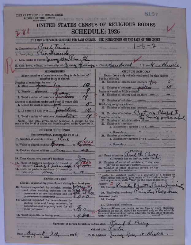 Scan of Presbyterian Church in the United States of America: 8157