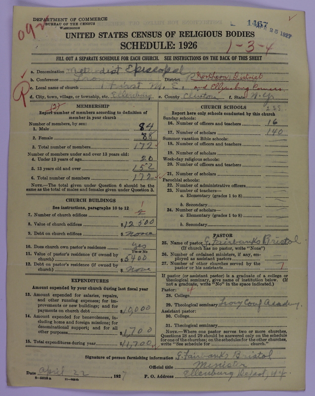 Scan of Methodist Episcopal Church: 1467