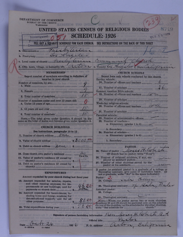 Scan of Presbyterian Church in the United States of America: 8719
