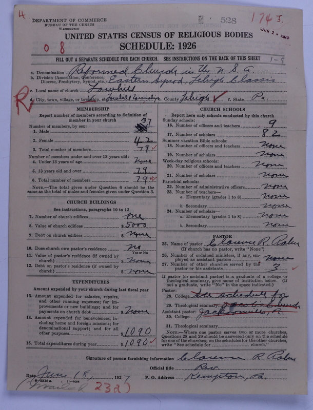 Scan of Reformed Church in the United States: 527