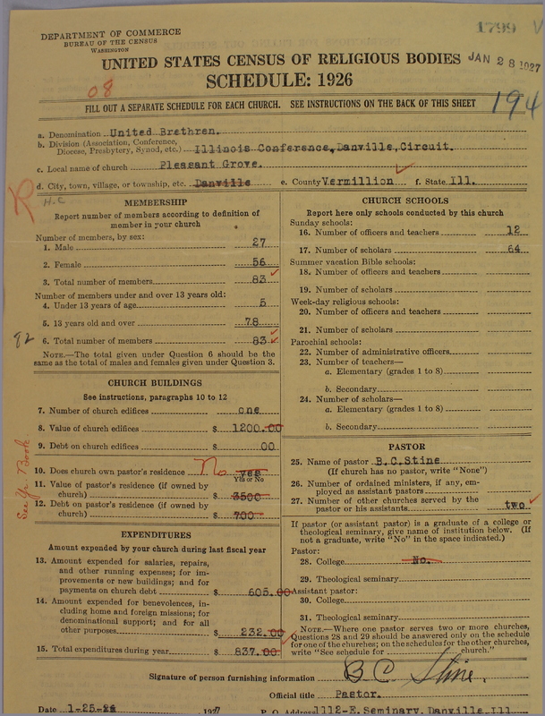 Scan of Church of the United Brethren in Christ: 1799