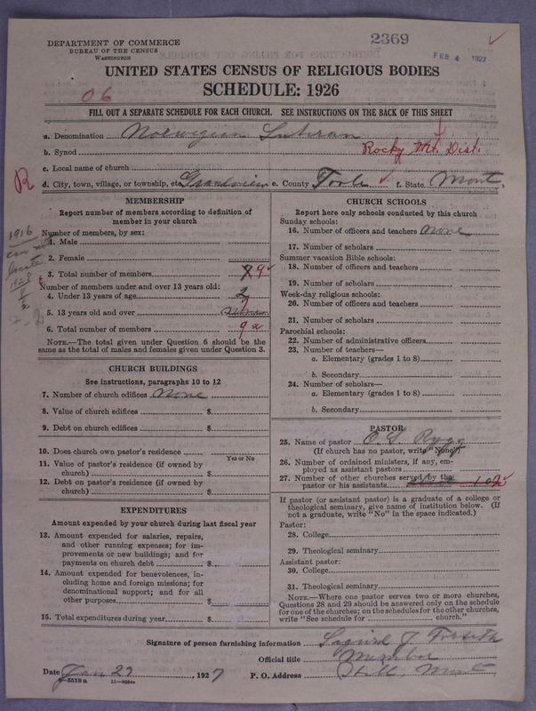 Scan of Norwegian Lutheran Church of America: 2369