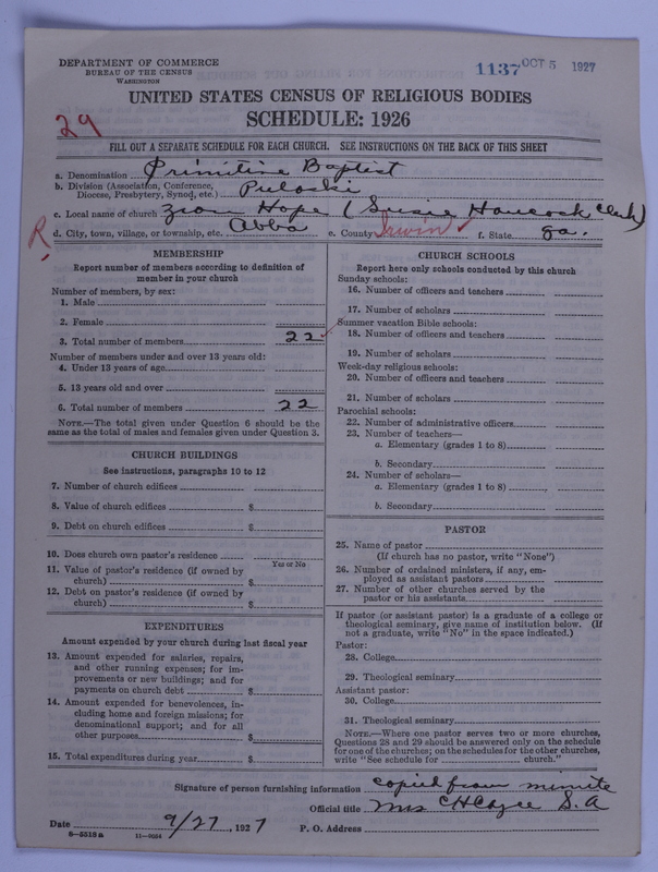 Scan of Primitive Baptists: 1137