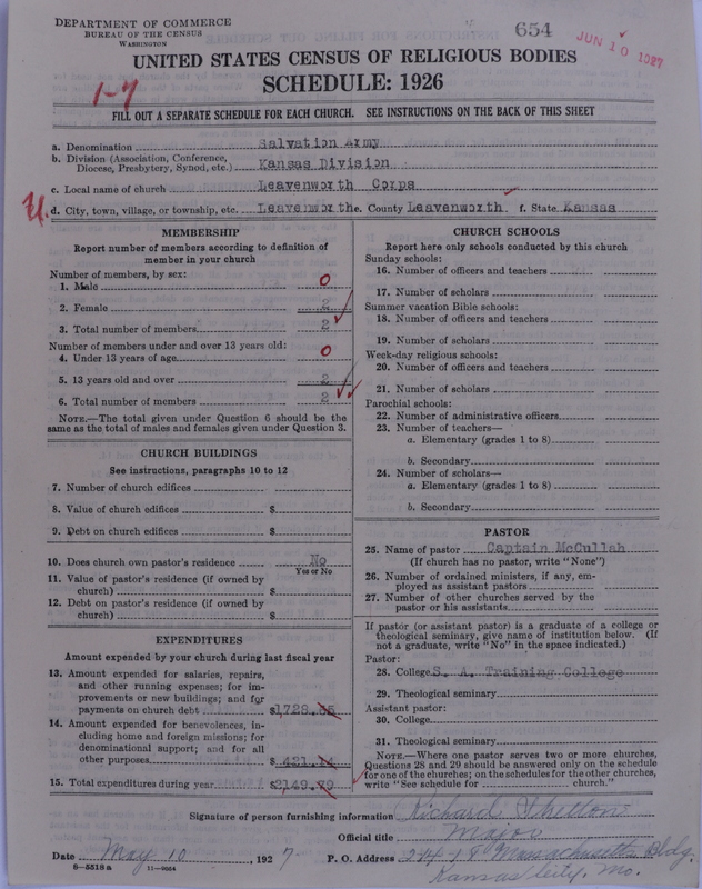 Scan of Salvation Army: 654