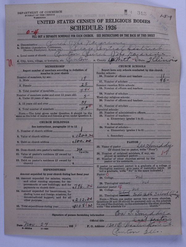 Scan of Church of the Nazarene: 313