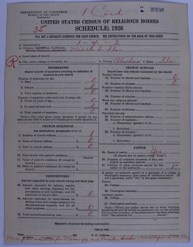 Scan of African Methodist Episcopal Church: 3288