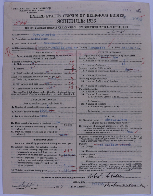 Scan of Presbyterian Church in the United States of America: 4296