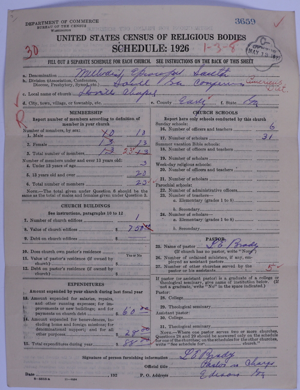 Scan of Methodist Episcopal Church, South: 3659