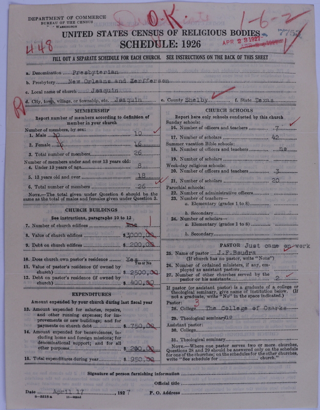 Scan of Presbyterian Church in the United States of America: 7753