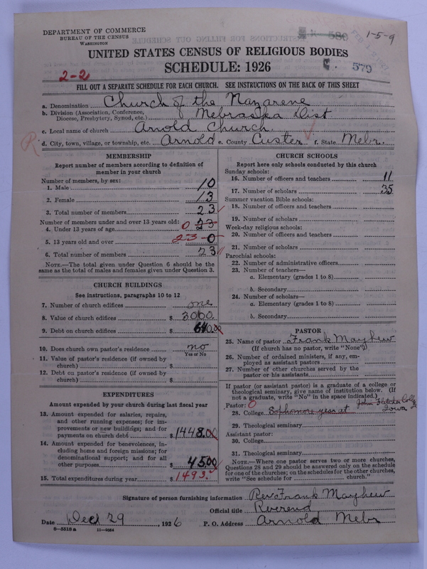 Scan of Church of the Nazarene: 579