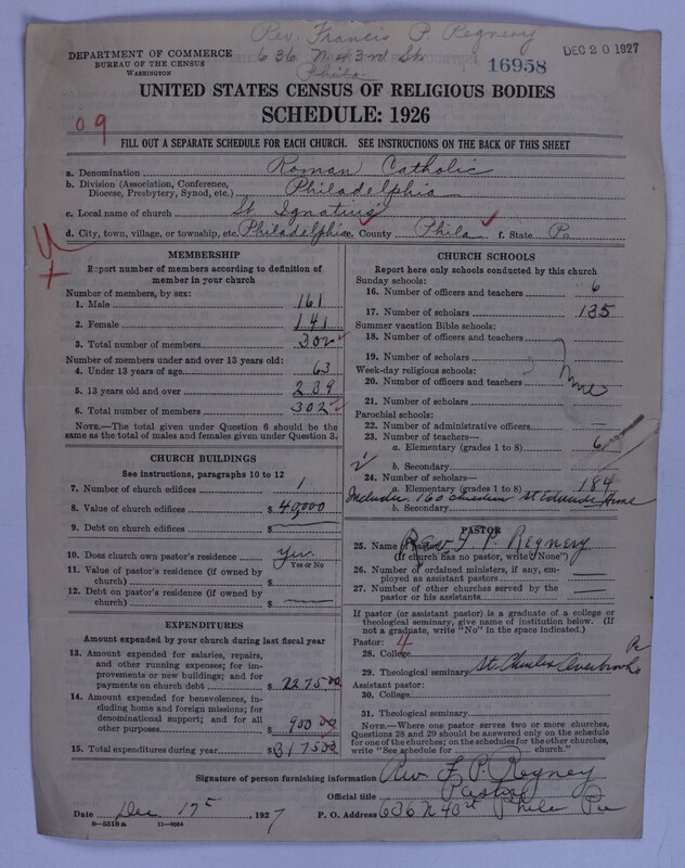 Scan of Roman Catholic Church: 16958