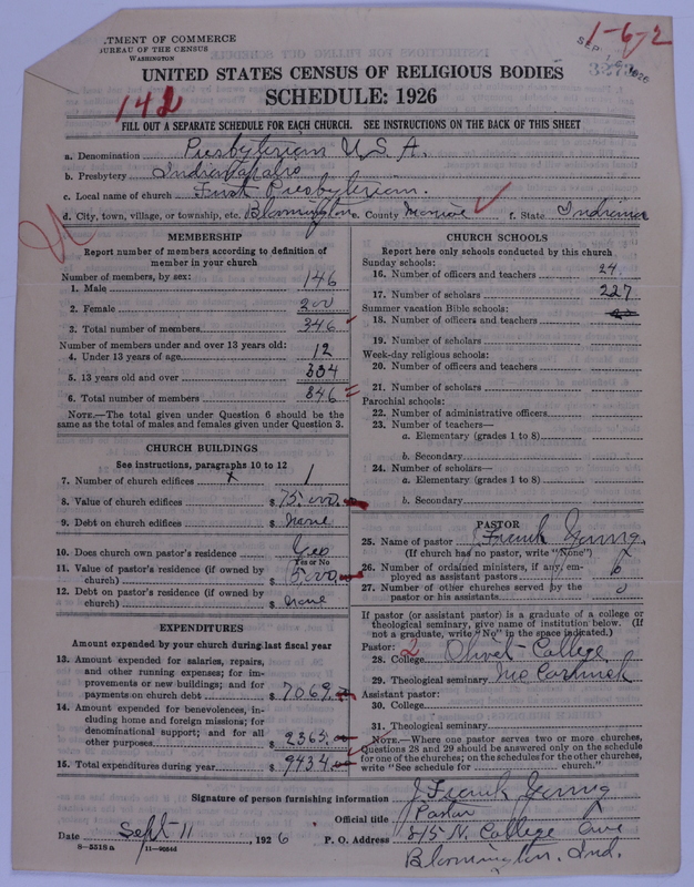 Scan of Presbyterian Church in the United States of America: 3273