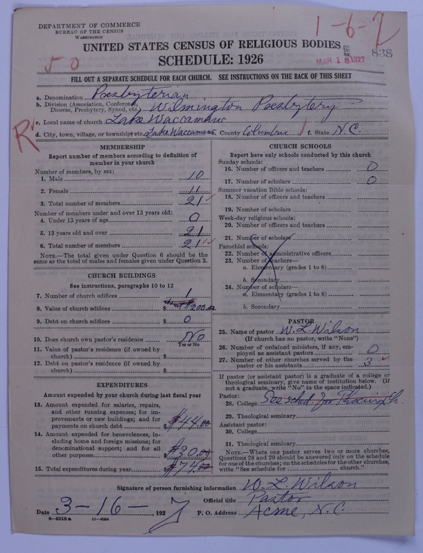 Scan of Presbyterian Church in the United States: 838