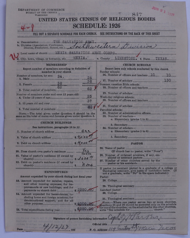 Scan of Salvation Army: 847