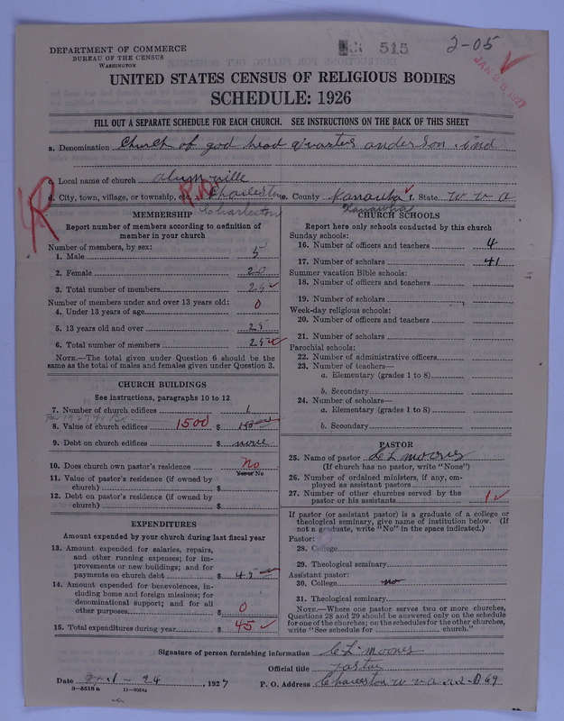 Scan of Church of God (Headquarters, Anderson, Ind.): 515