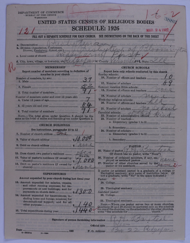 Scan of Presbyterian Church in the United States of America: 3882