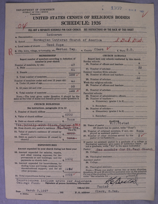 Scan of Norwegian Lutheran Church of America: 1987