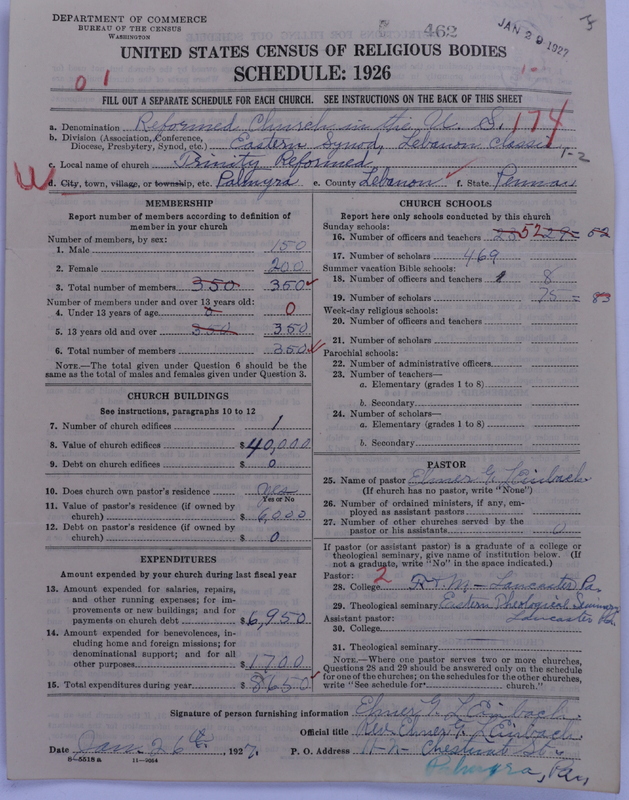 Scan of Reformed Church in the United States: 462