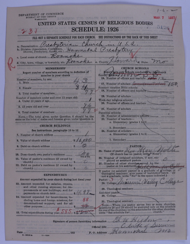 Scan of Presbyterian Church in the United States of America: 5176