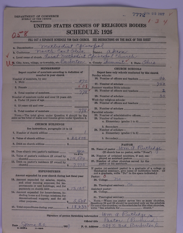 Scan of Methodist Episcopal Church: 7772