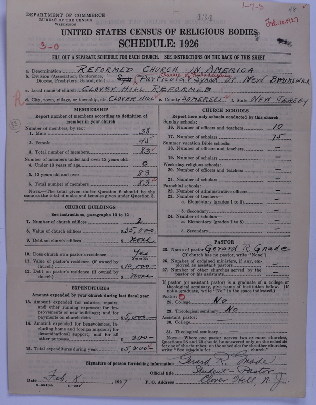 Scan of Reformed Church in America: 434