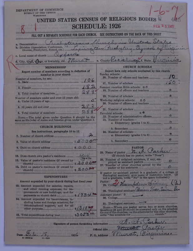 Scan of Presbyterian Church in the United States: 445