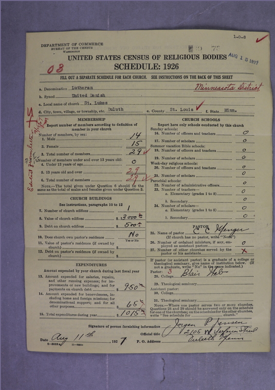 Scan of United Danish Evangelical Lutheran Church in America: 73