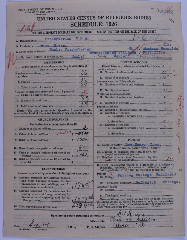 Scan of Presbyterian Church in the United States of America: 3752