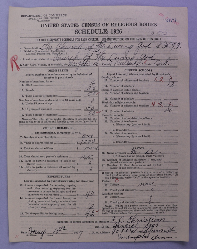 Scan of Church of the Living God, Christian Workers for Fellowship: 79