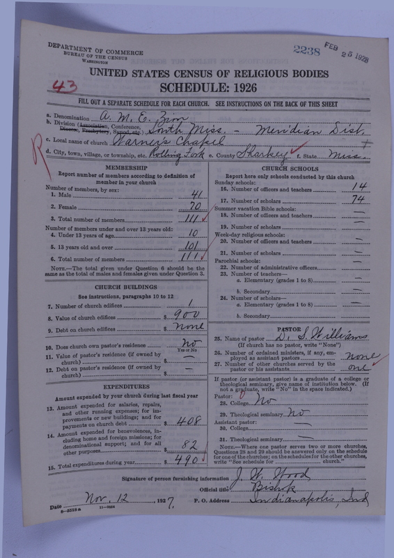 Scan of African Methodist Episcopal Zion Church: 2238