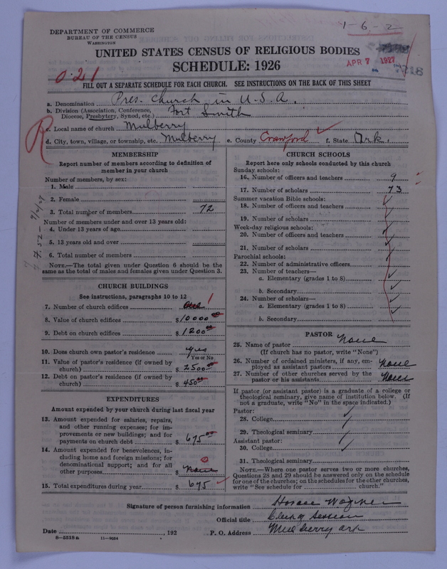 Scan of Presbyterian Church in the United States of America: 7218