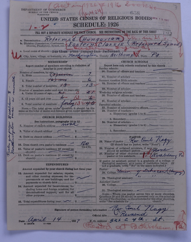 Scan of Reformed Church in the United States: 638